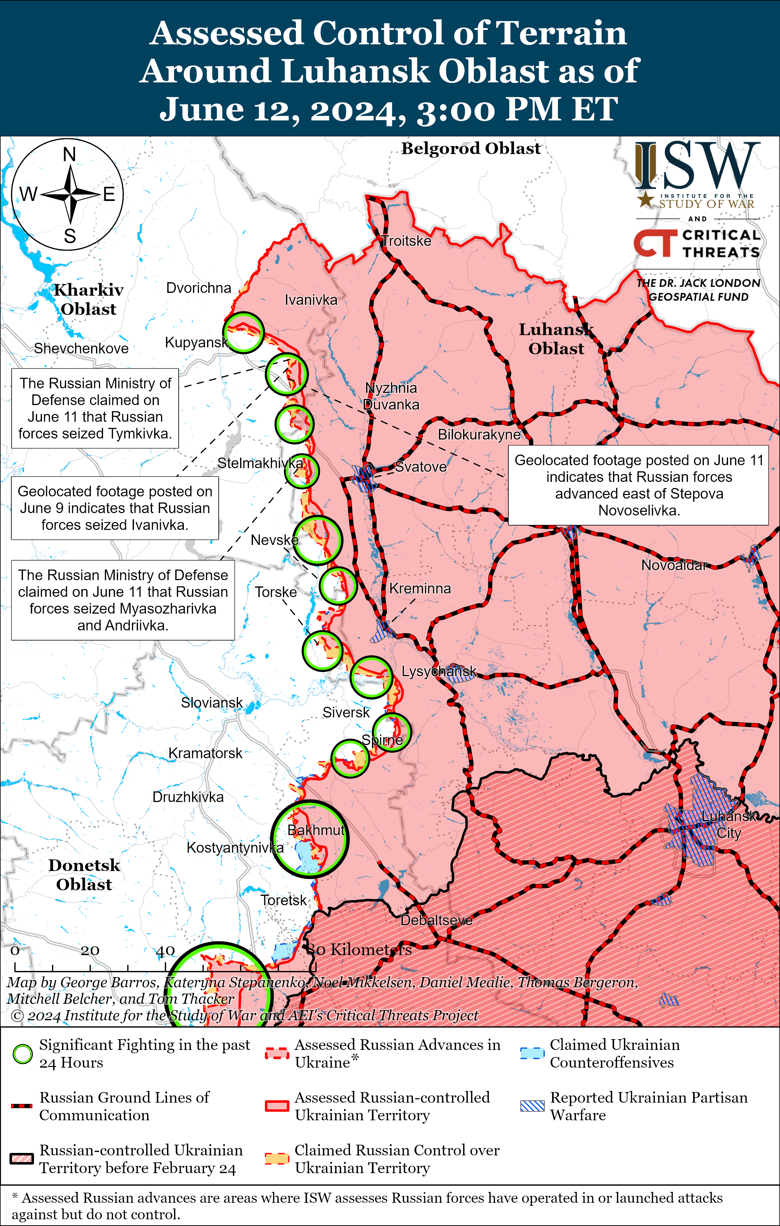 ISW не подтверждает захват российской ДРГ села Рыжевка в Сумской области: карты