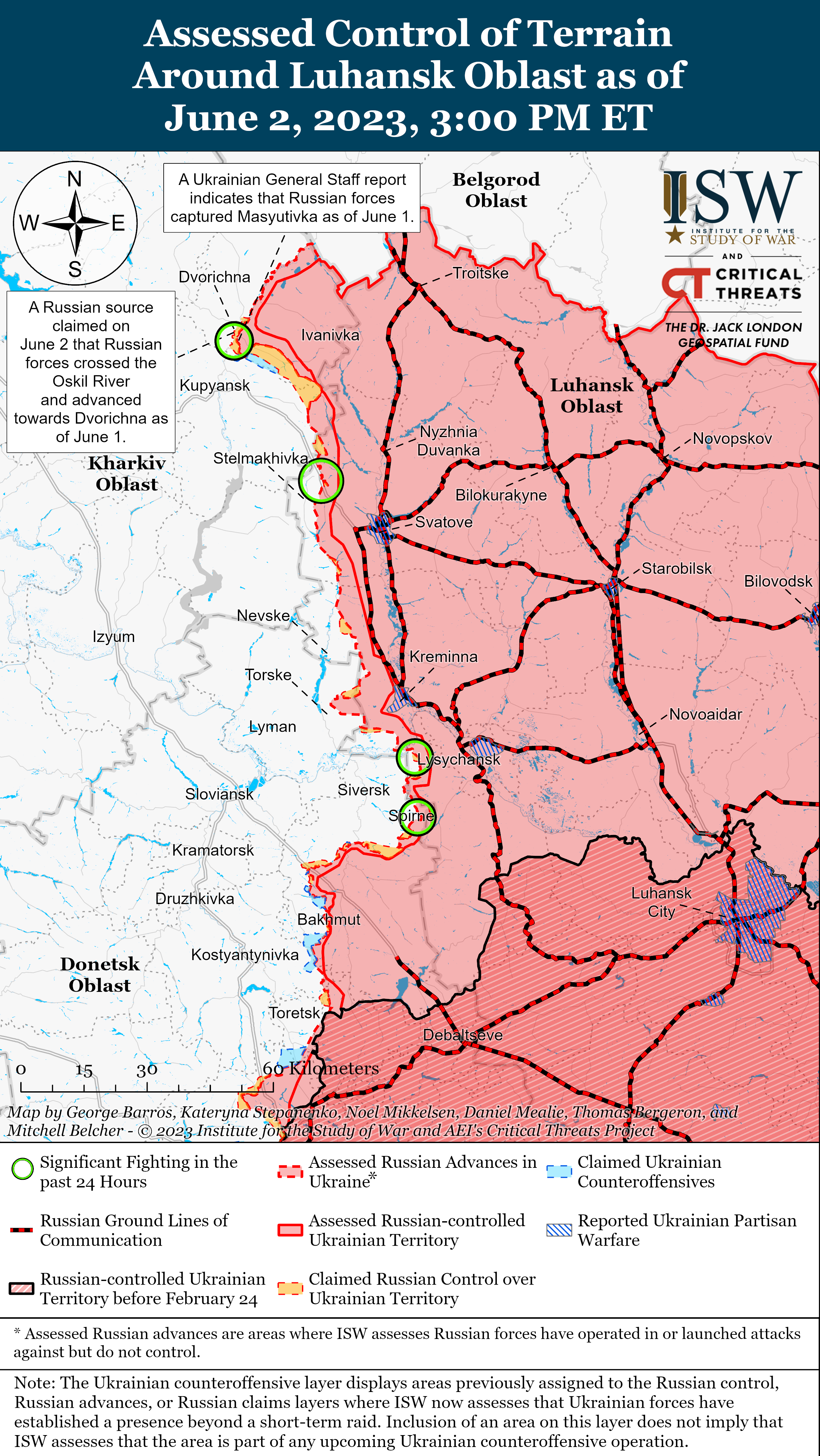 Украинские военные успешно контратакуют в Донецкой области: карты боев ISW