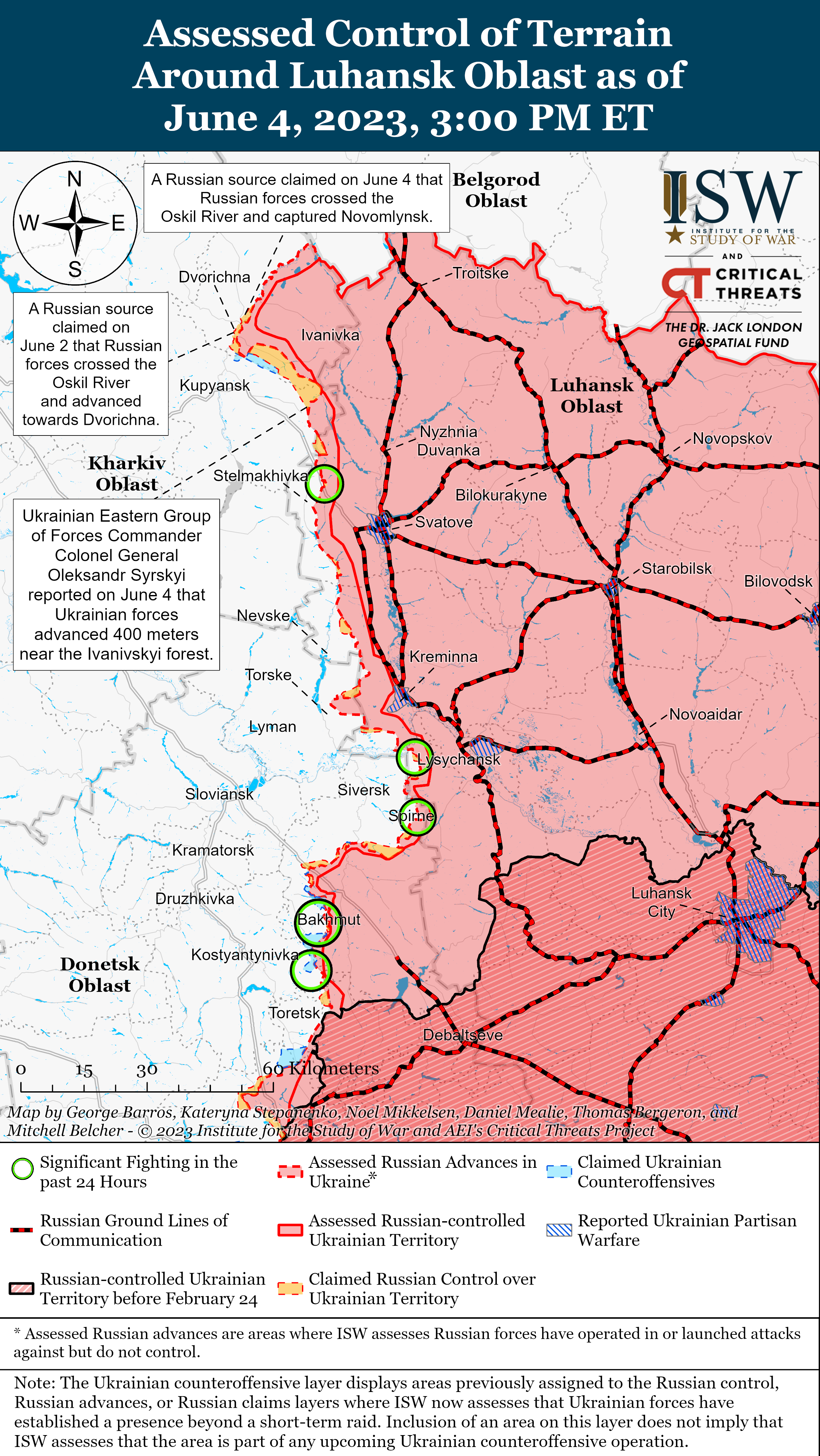 ВСУ продвинулись на Запорожском направлении: карты боев от ISW