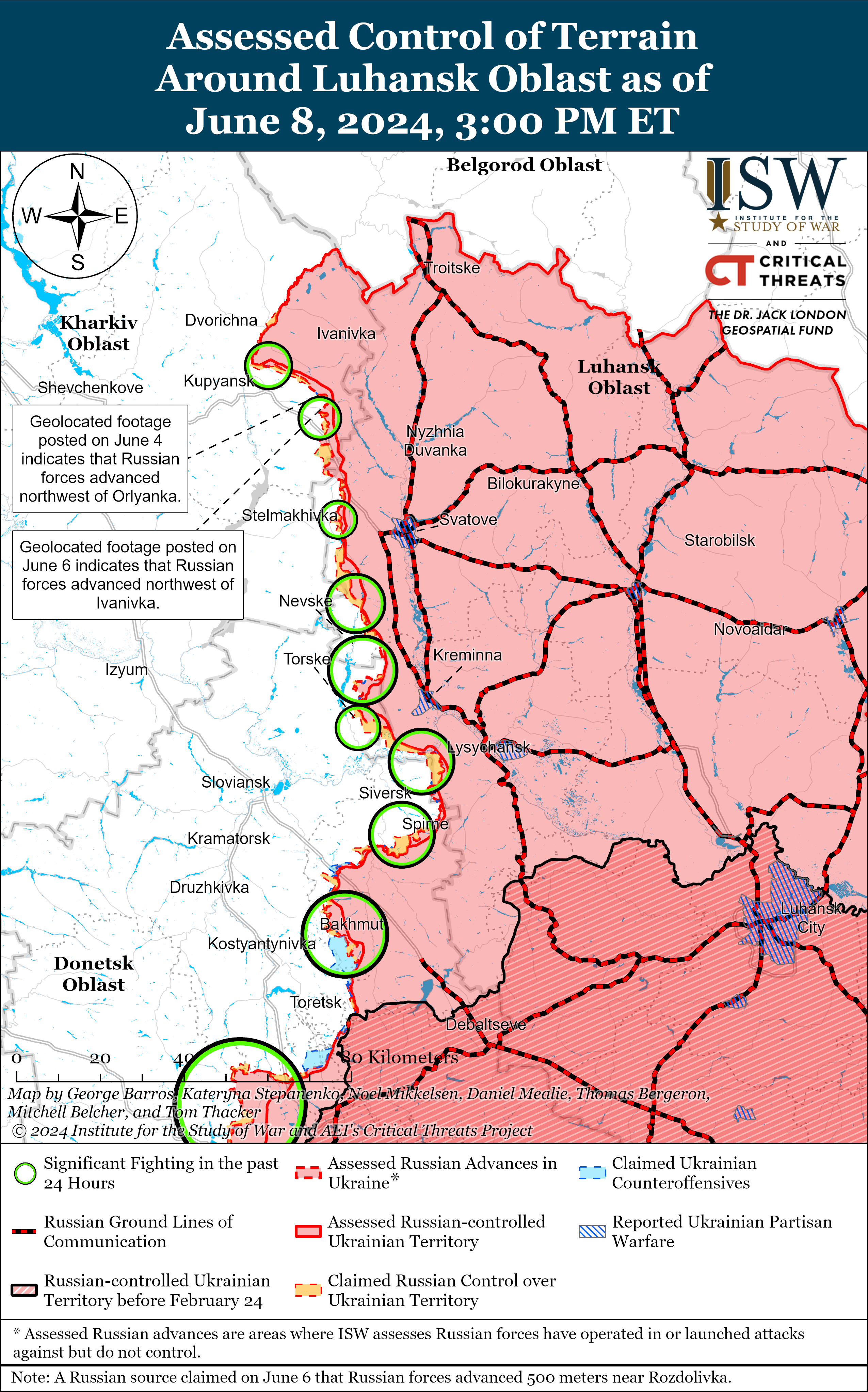 Росіяни, ймовірно, захопили село Глибоке на Харківському напрямку: карти ISW