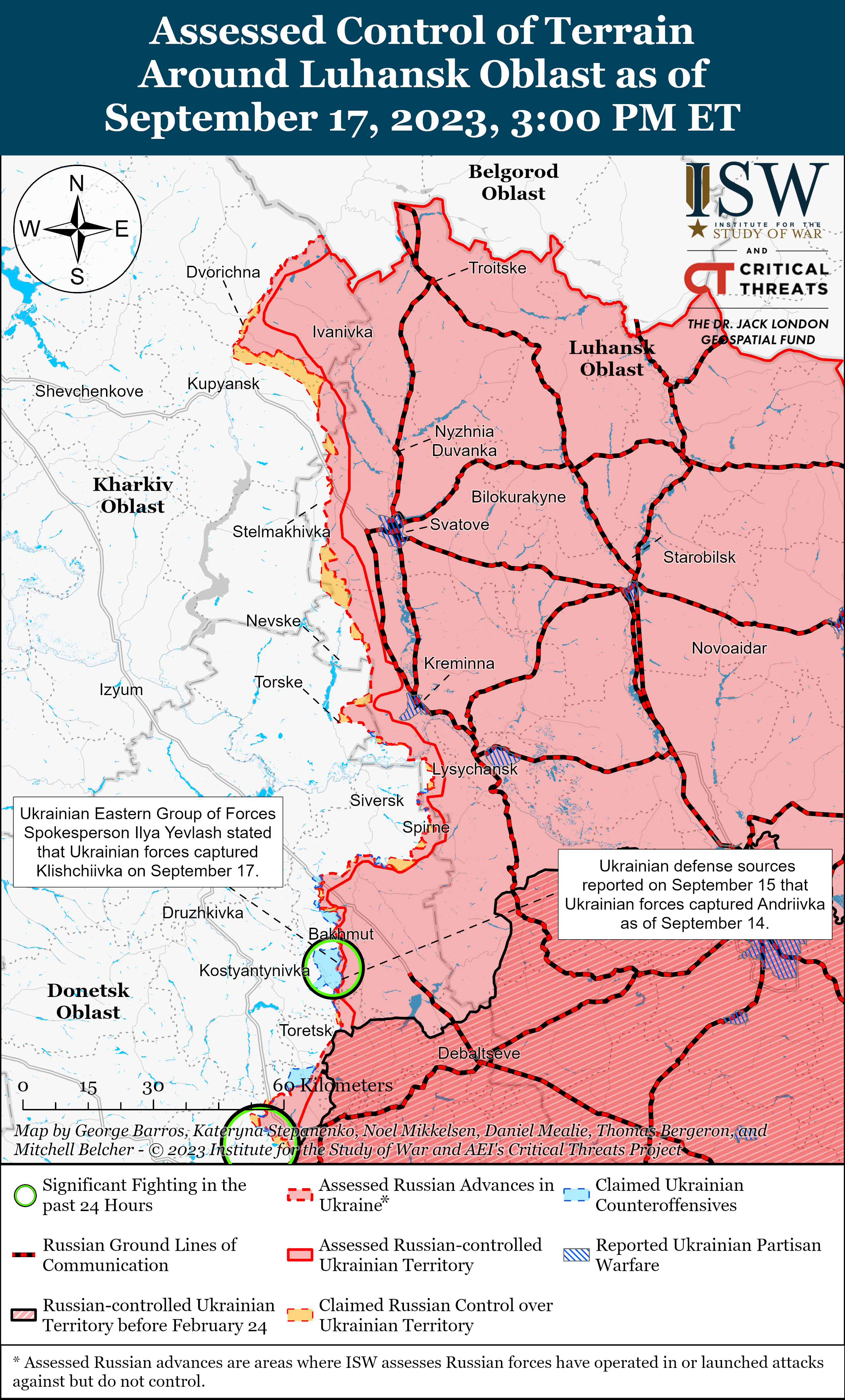 ЗСУ просунулися на кількох напрямках в Донецькій області: карти боїв ISW