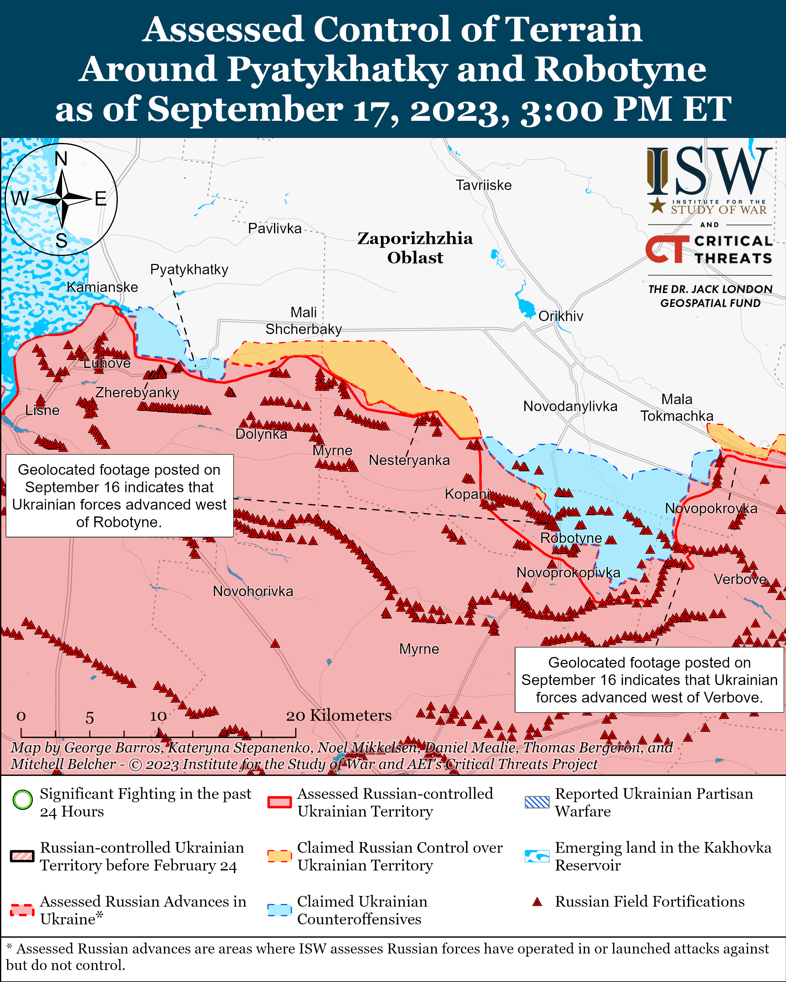 ВСУ продвинулись на нескольких направлениях в Донецкой области: карты боев ISW