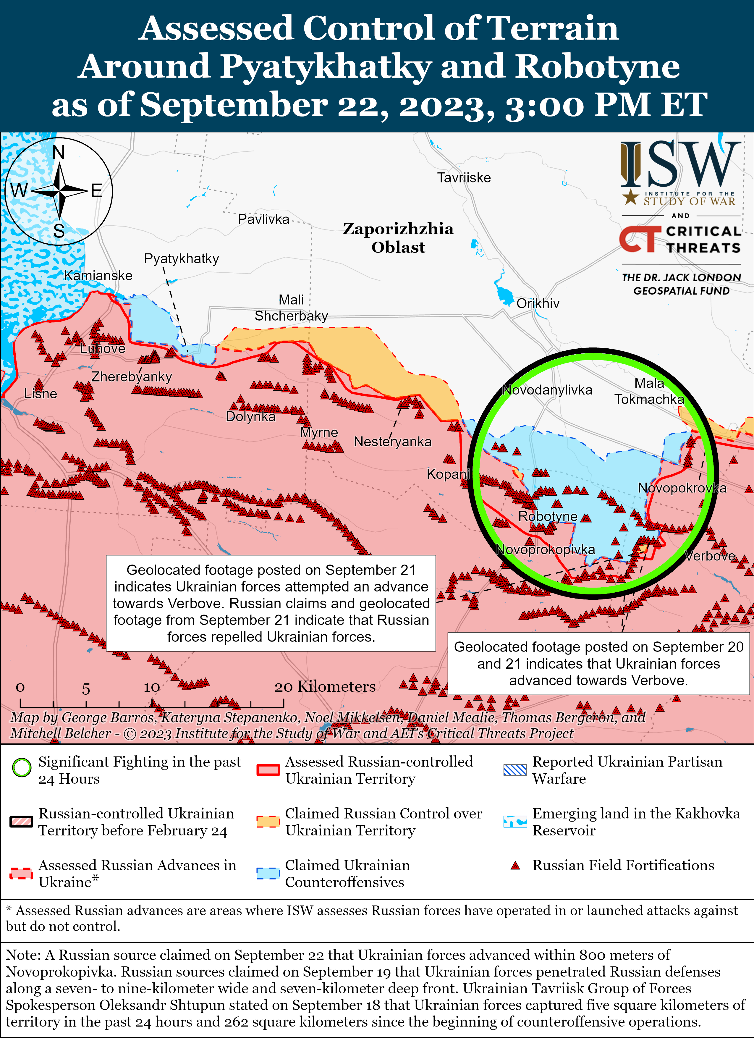 ВСУ продвинулись в районах Клещиевки и Новопрокоповки: карты боев ISW