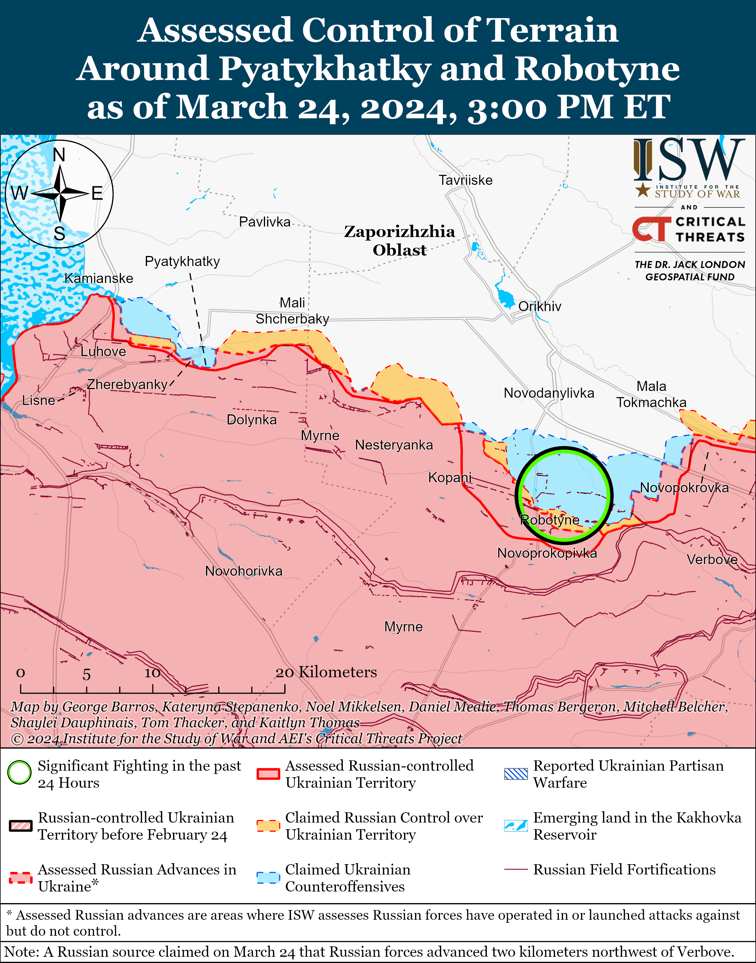 Россияне пытаются наступать сразу по нескольким направлениям: карты ISW