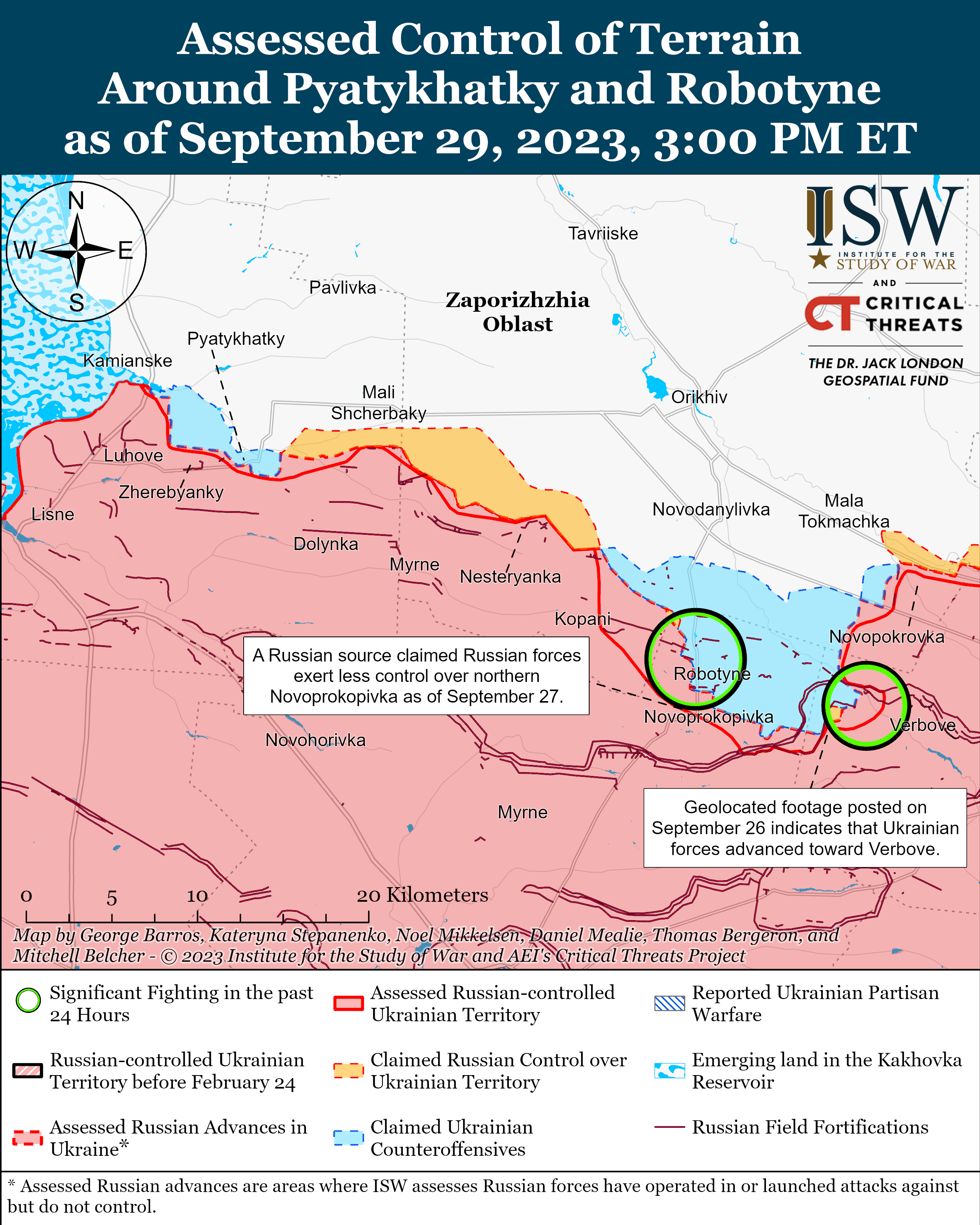 ВСУ продвинулись вблизи Клещиевки на Бахмутском направлении: карты боев ISW