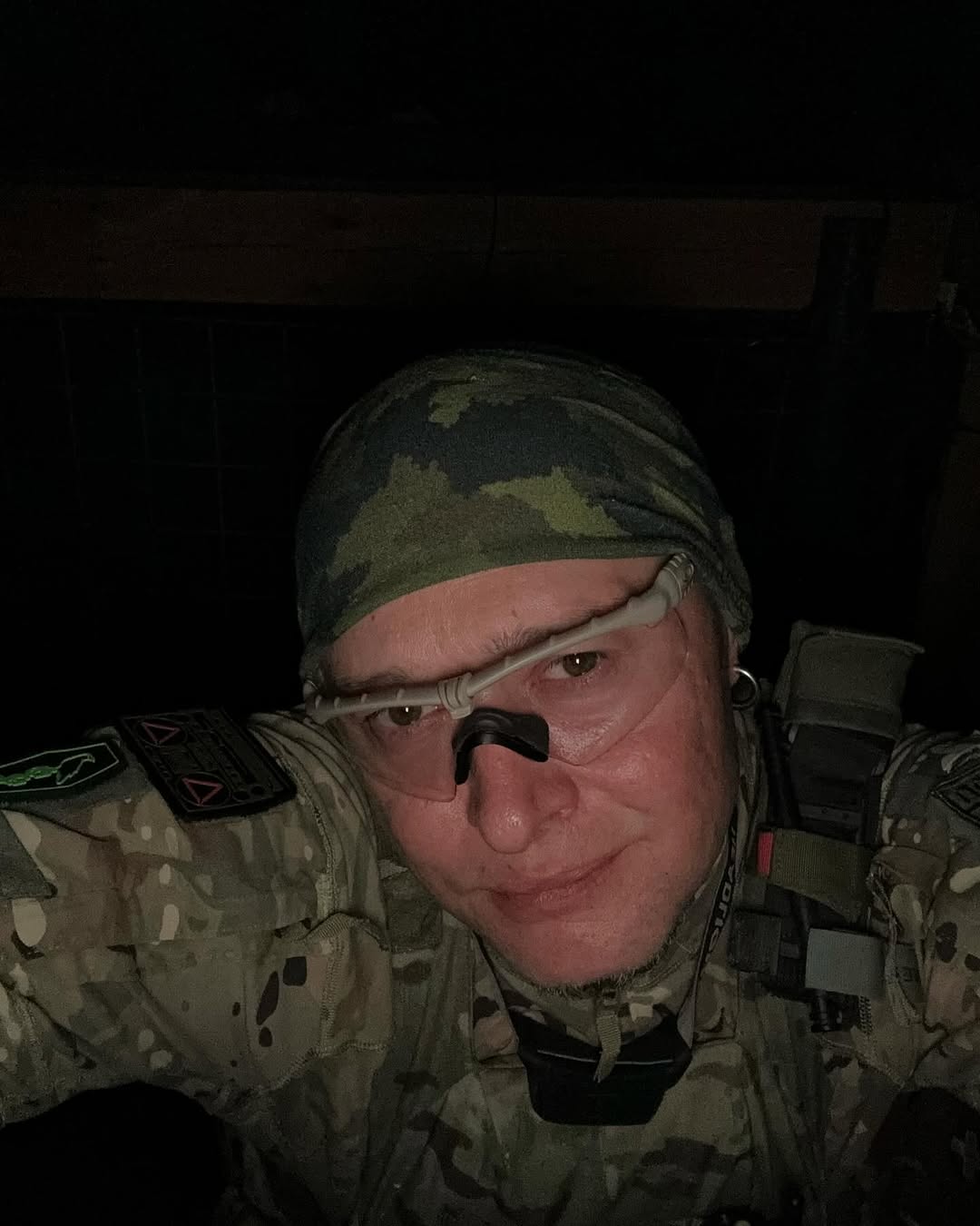 Андрій Хливнюк зустрів Новий рік на фронті та розповів, де зараз служить