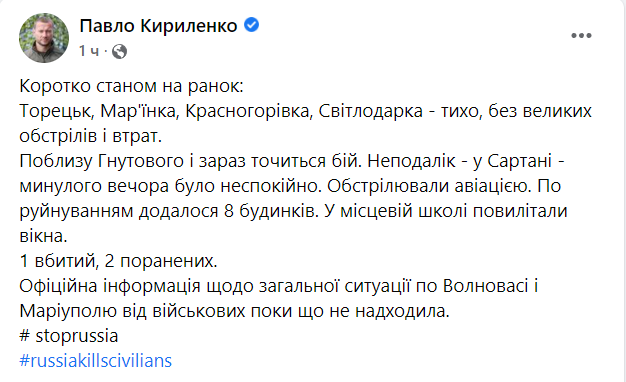 Война России против Украины. Что происходит сейчас: онлайн