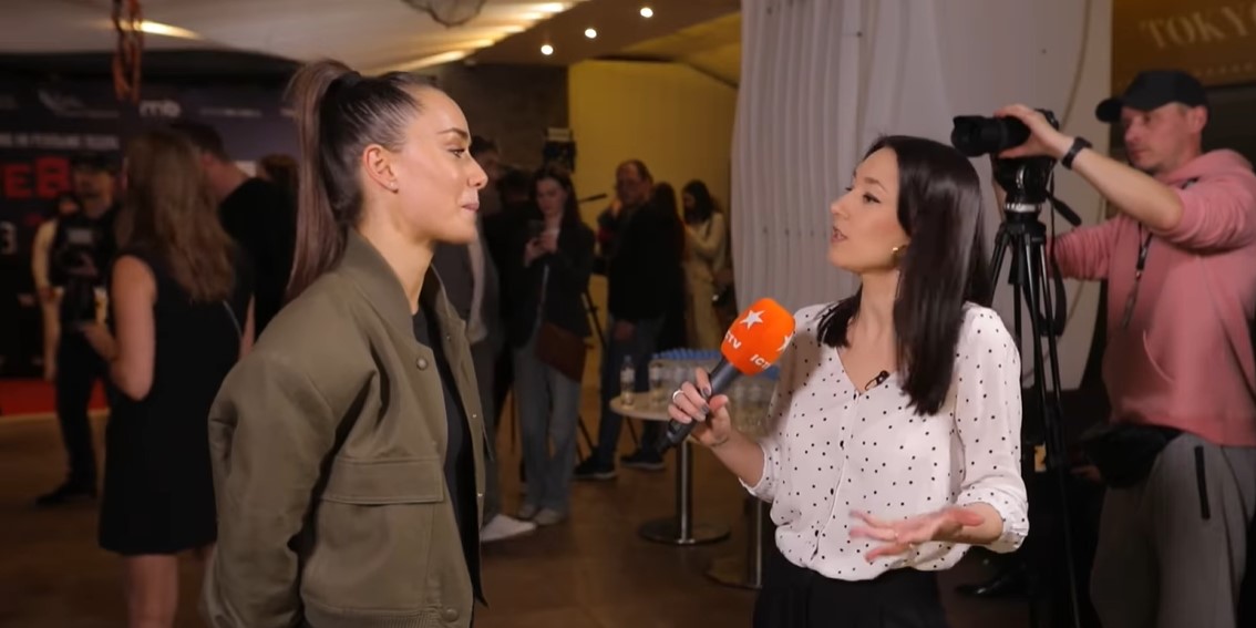 Мишина убежала от журналистки после вопроса о Крыме и русском языке (видео)