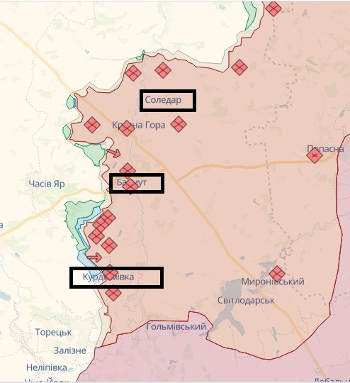 ВСУ наступали на Бахмутском направлении, закрепляются на занятых рубежах