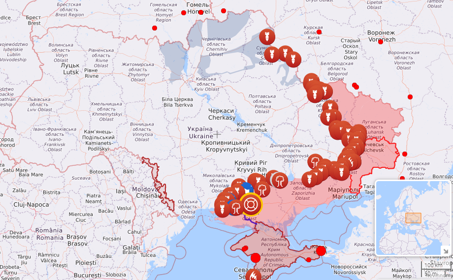 Карта войны в Украине на 29 августа: где продвинулись украинские военные