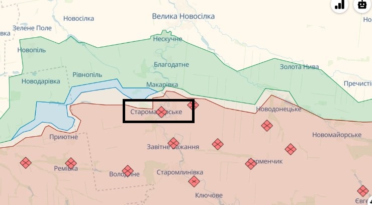 ВСУ имели успех в направлении Старомайорского Донецкой области, - Генштаб