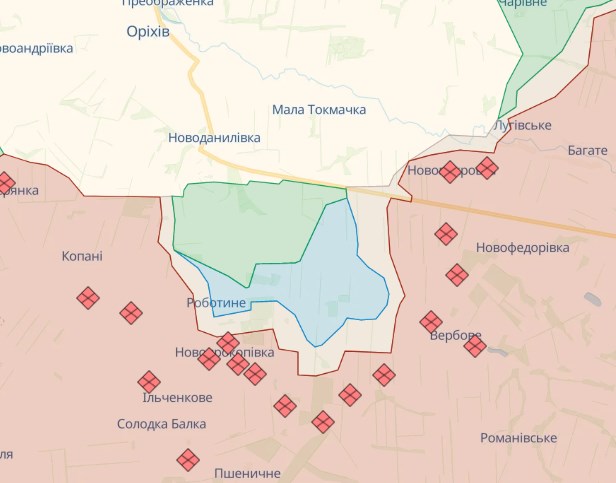 ВСУ закрепляют успех в районе Работино, - Генштаб