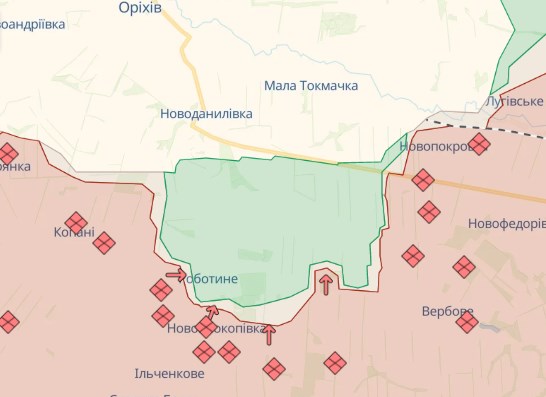 Восстановившаяся российская армия пытается отбить Работино, - британская разведка