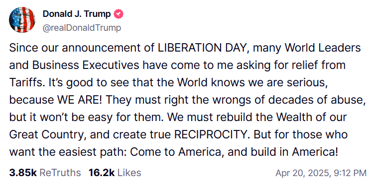 Світ просить скасувати мита: Трамп висунув рішучу умову