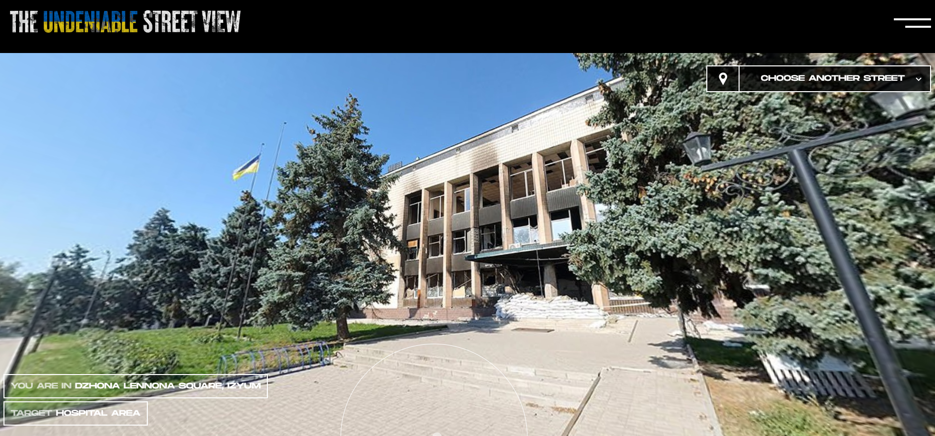 З'явився сайт для віртуальних прогулянок містами України, які постраждали від російських атак