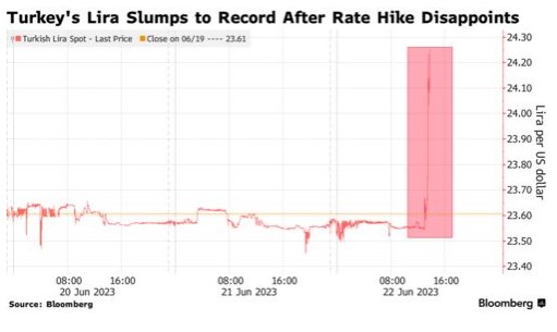 Турецька ліра оновила історичний мінімум після зміни фінансової політики Ердогана