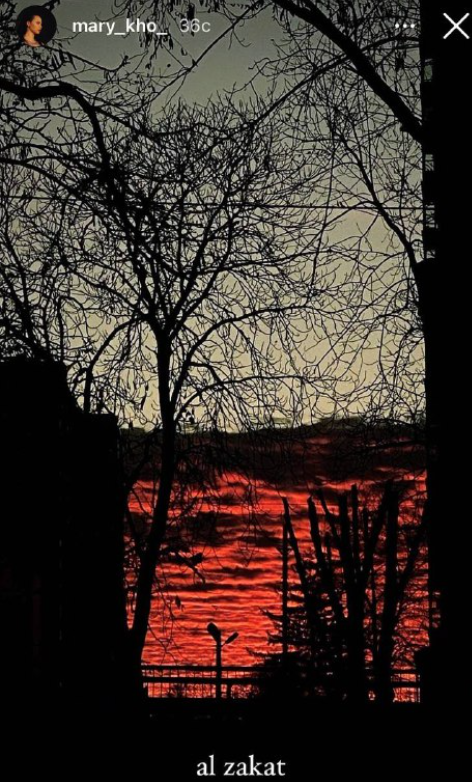 Над Києвом "палало" небо: дивіться неймовірні фото вогняного заходу сонця