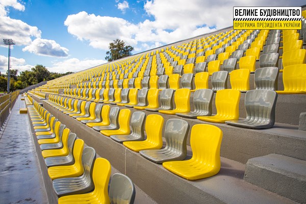 У Кривому Розі завершується будівництво на стадіоні "Спартак"