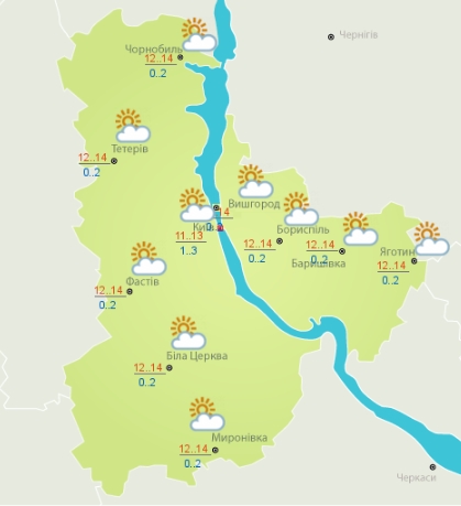 Солнечно и прохладно: какой будет погода сегодня в Украине