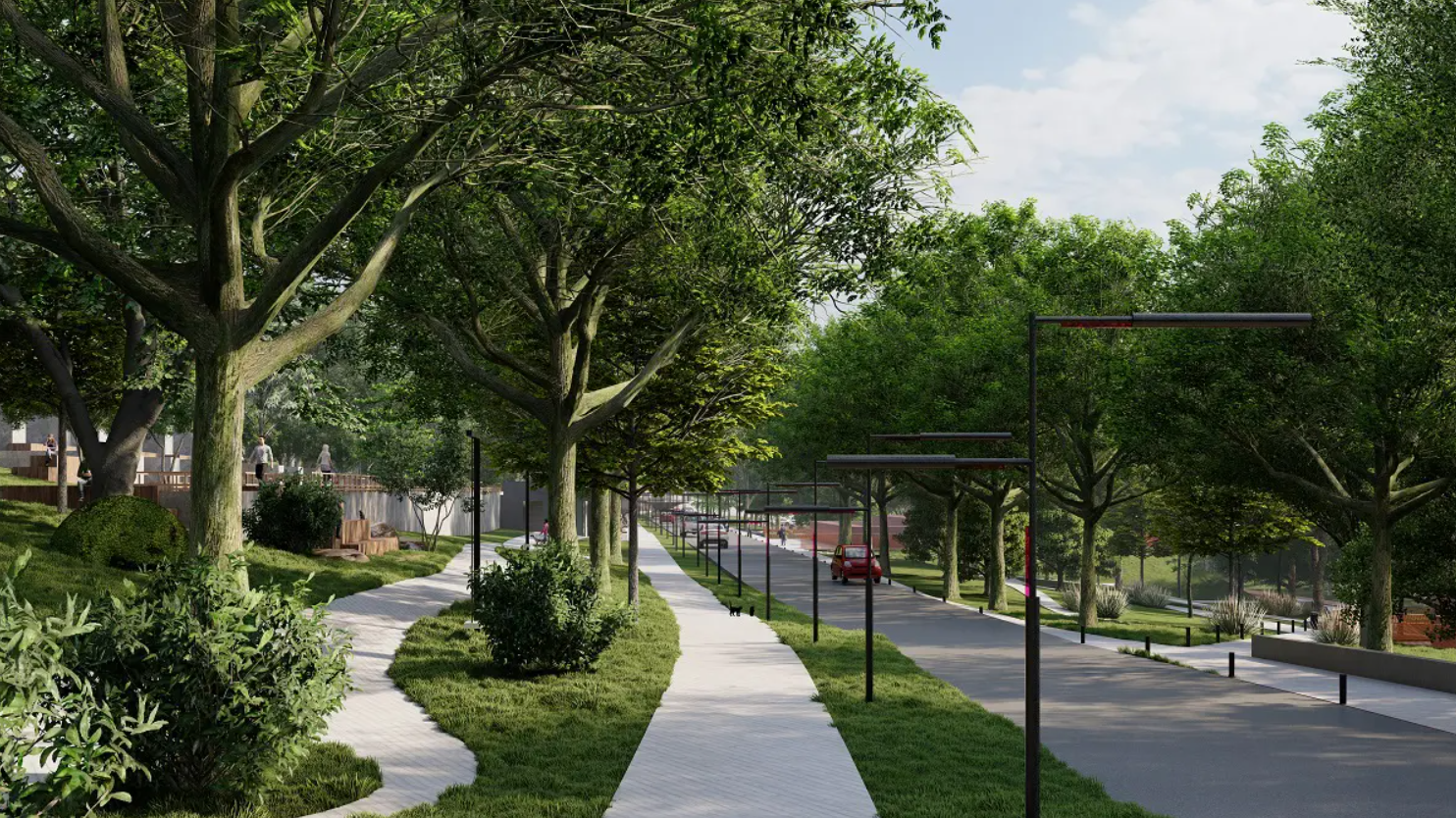 У Чернівцях занедбану територію перетворять на сучасний громадський простір. Ось як він виглядатиме