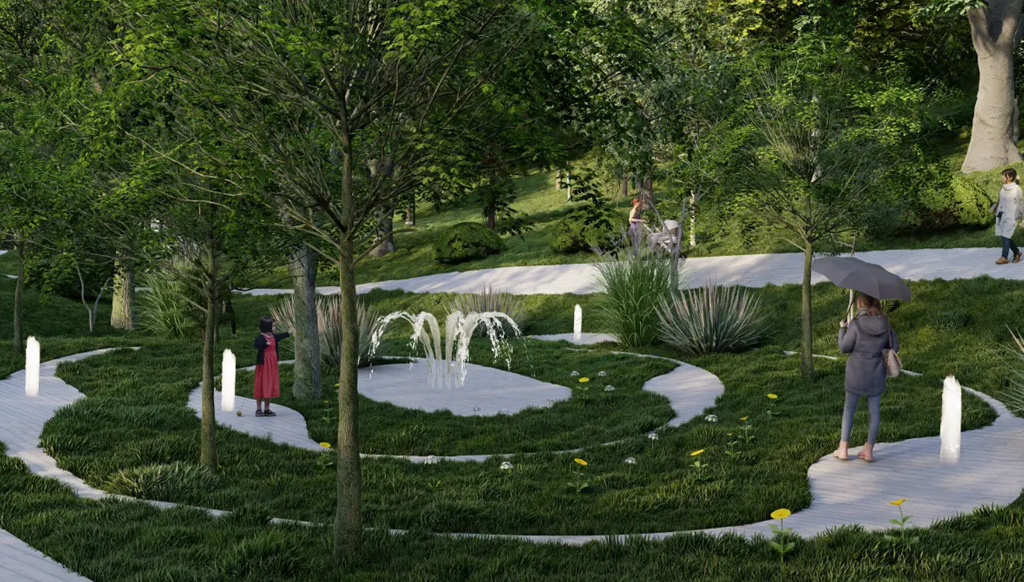 У Чернівцях занедбану територію перетворять на сучасний громадський простір. Ось як він виглядатиме