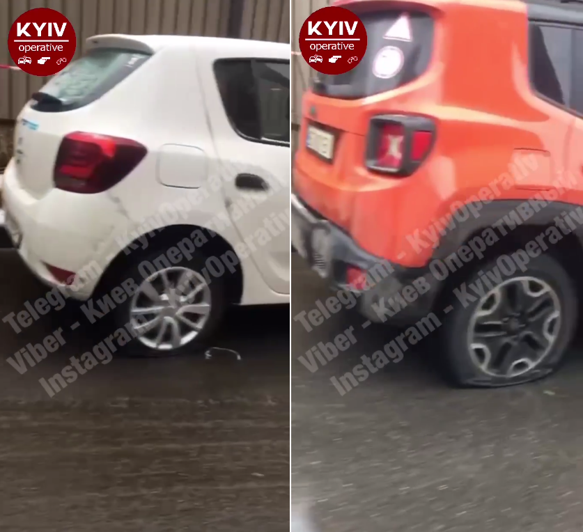 У Києві суворо провчили любителів паркуватися в недозволеному місці: відео "самосуду"