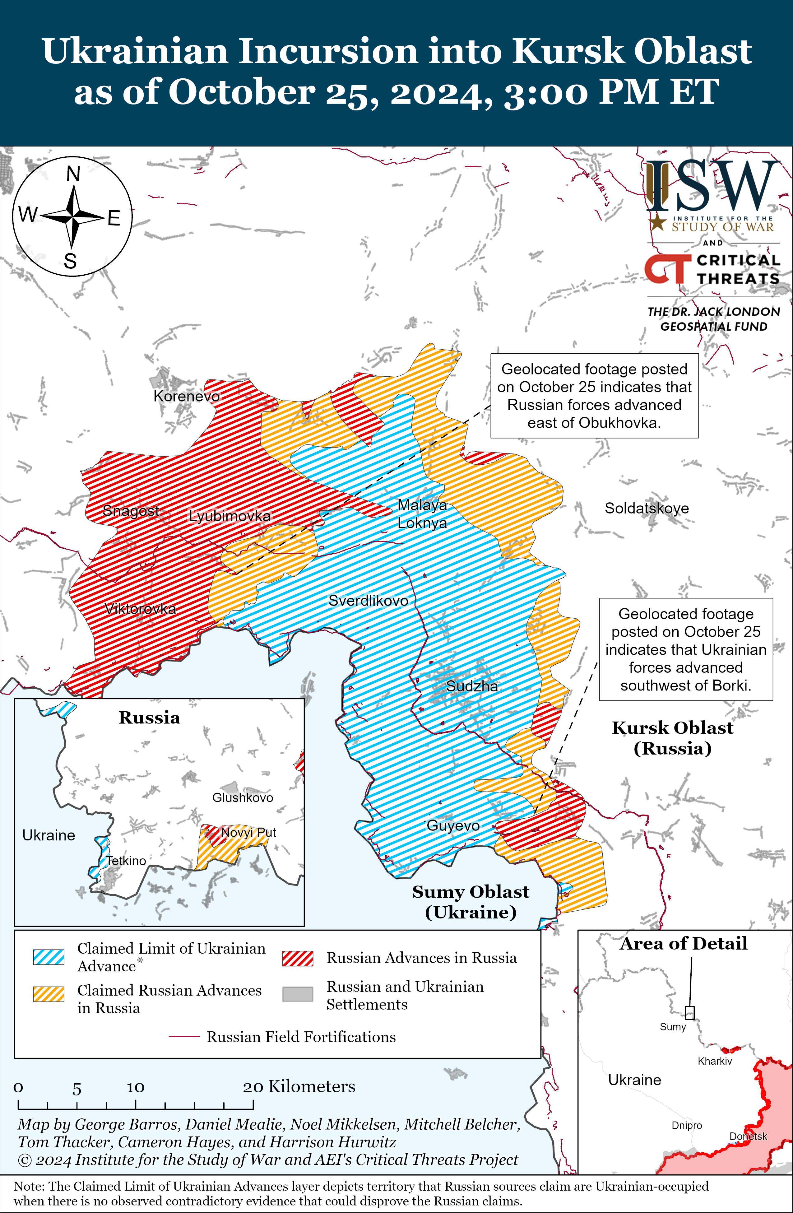 ВСУ восстановили позиции в Торецке и возле Часова Яра: карты ISW