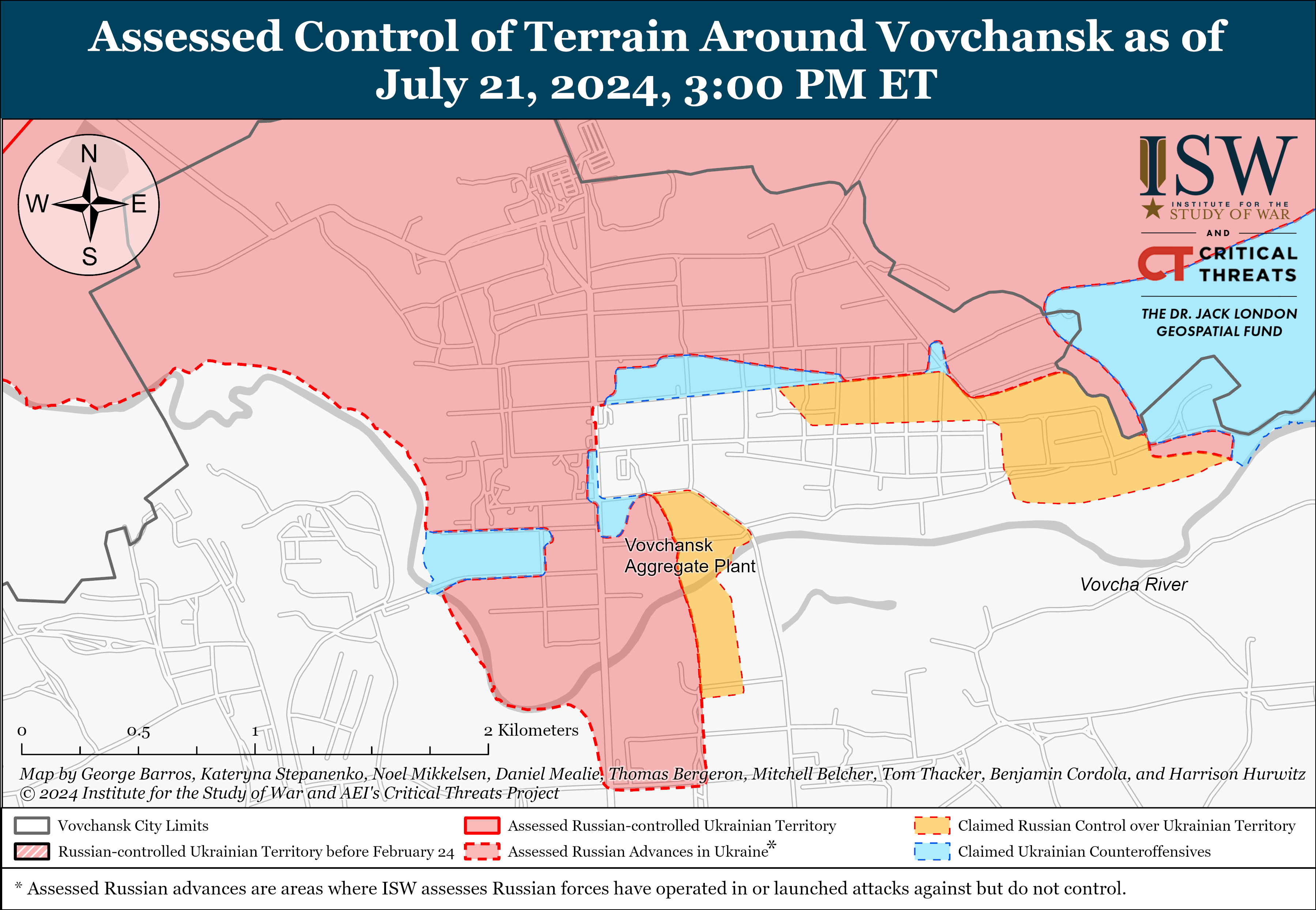 Росіяни просунулися у Донецькій і Луганській областях, у Харківській українці контратакують: карти ISW