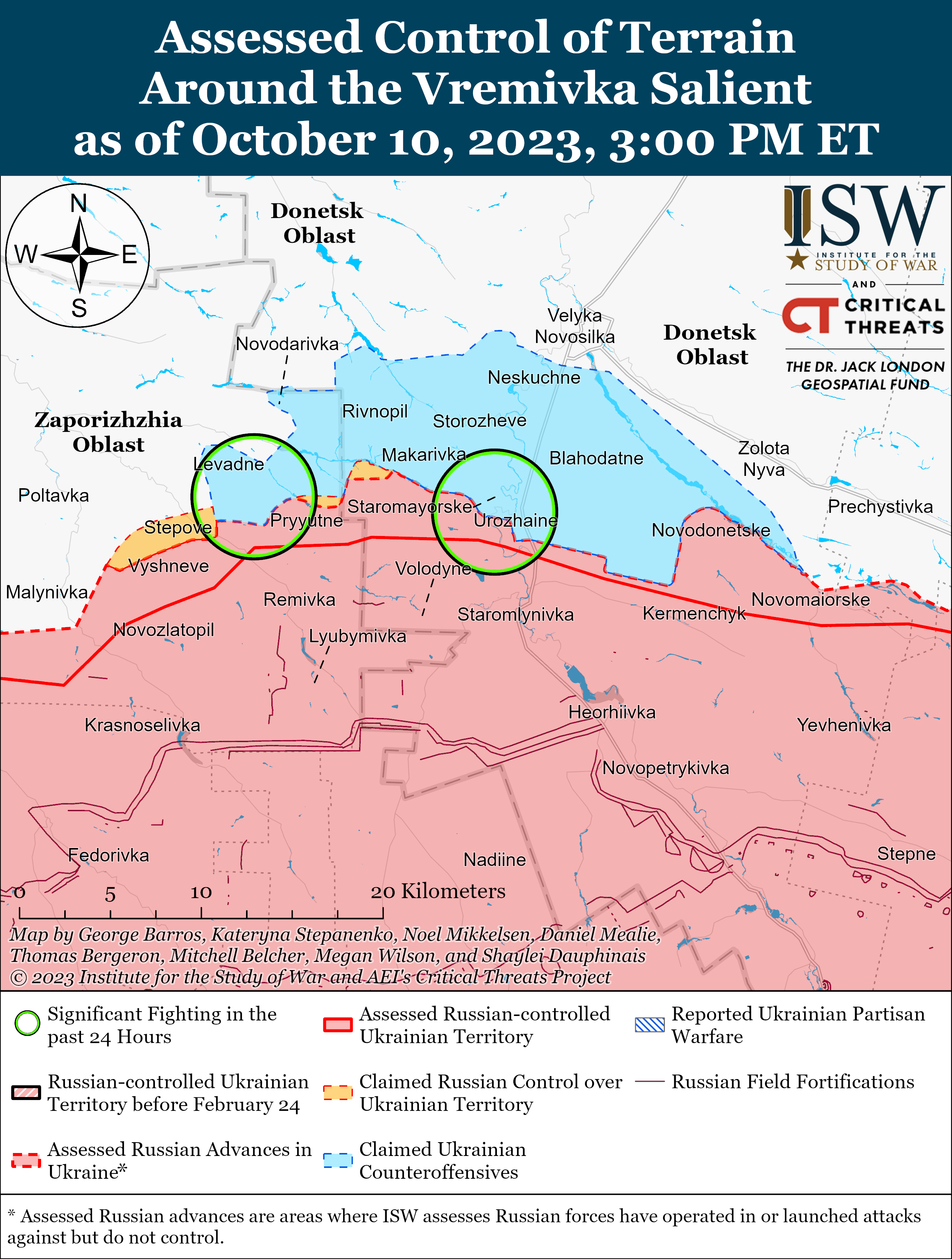 Українські війська просуваються на північний схід від Микільського: карти боїв ISW