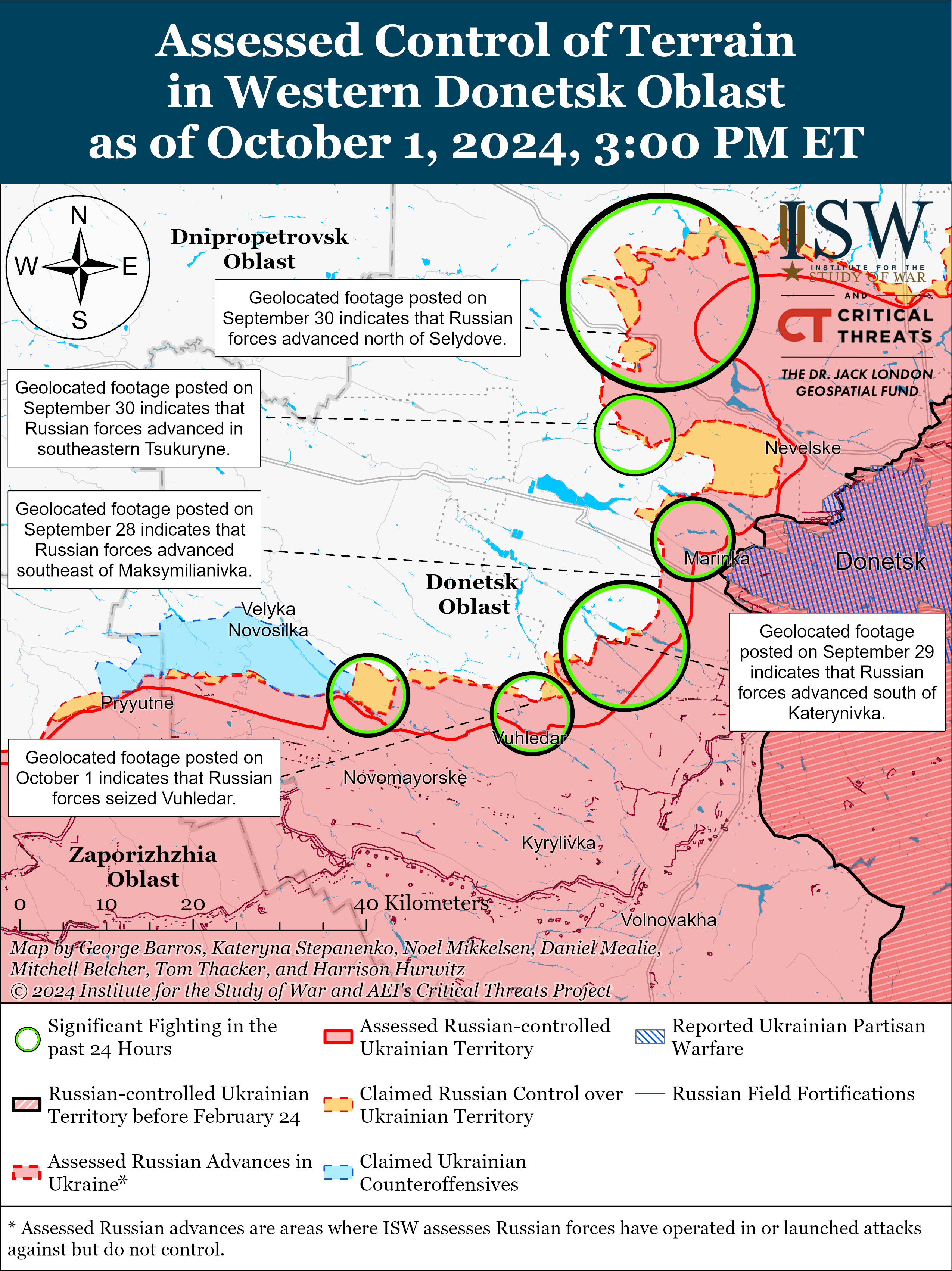 Росіяни, ймовірно, захопили Вугледар, - ISW