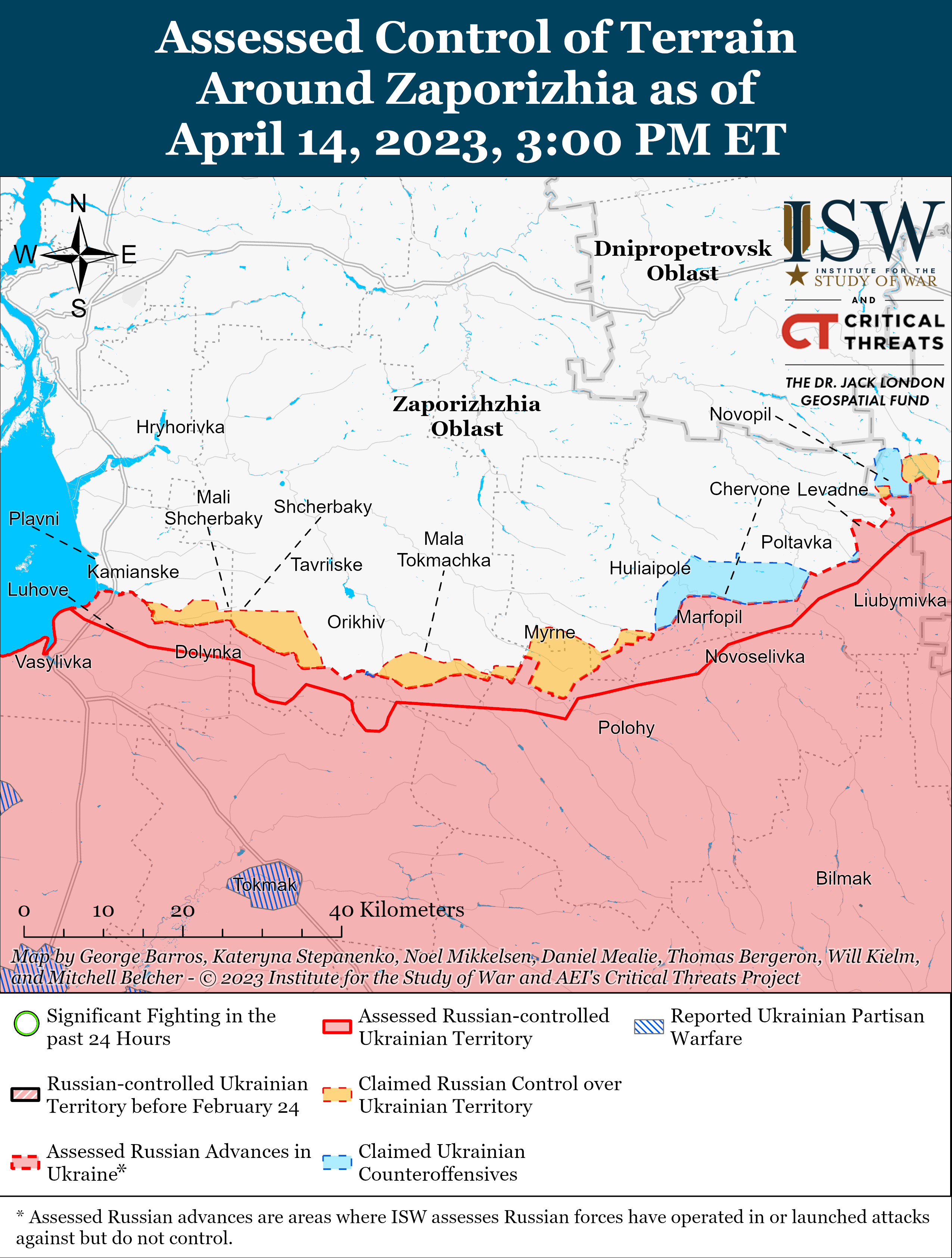 ВСУ бьют по тылам врага, готовясь к контрнаступлению: карты боев ISW