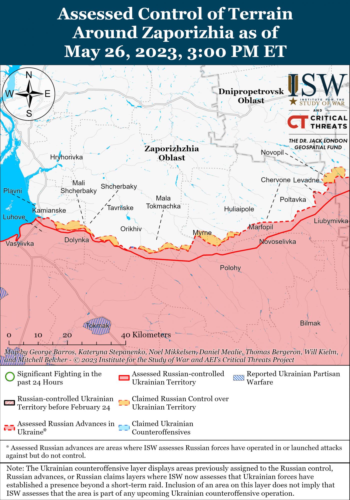 ВСУ перехватили инициативу под Бахмутом: карты боев от ISW