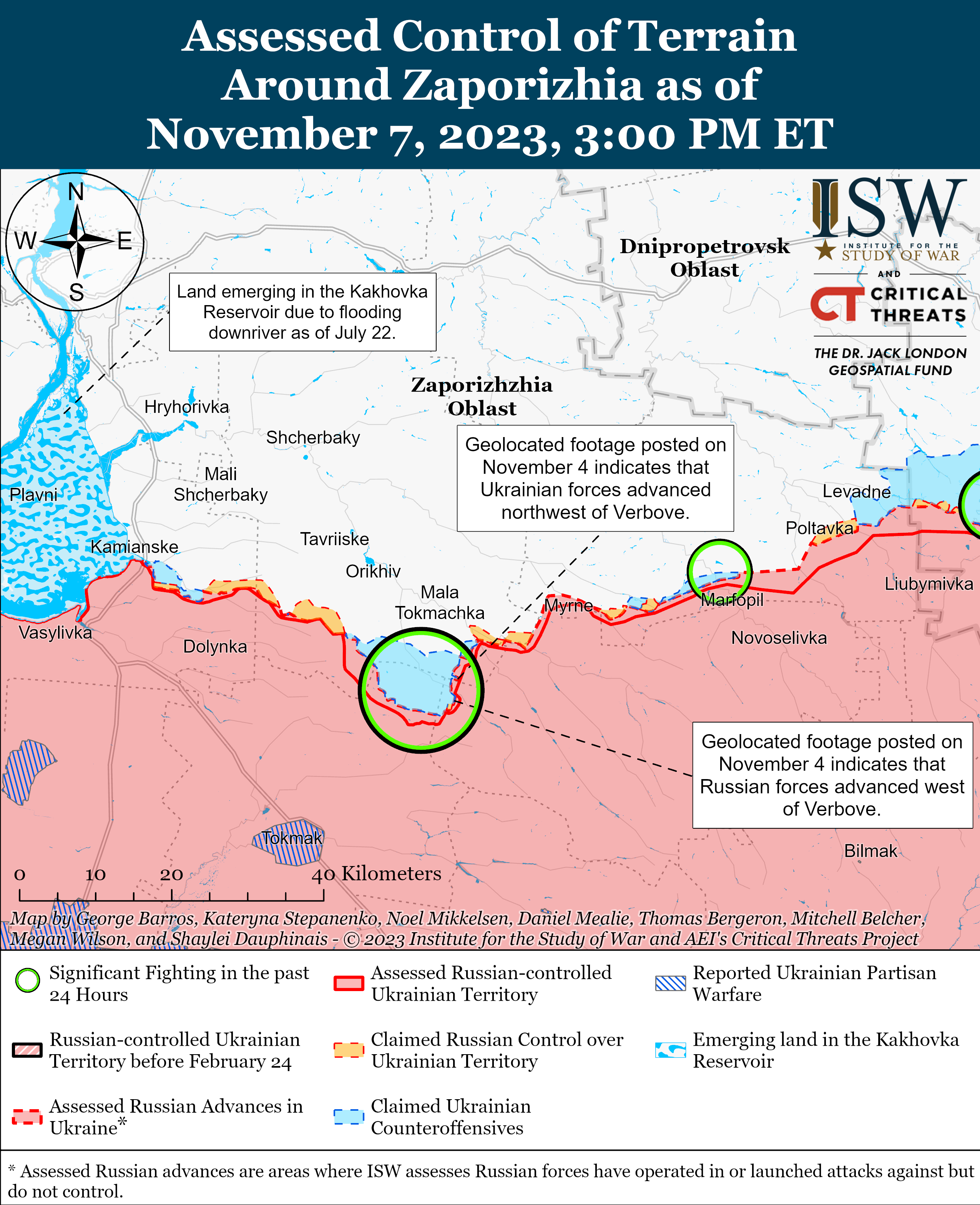 ВСУ продвинулись на Бахмутском направлении: карты боев ISW