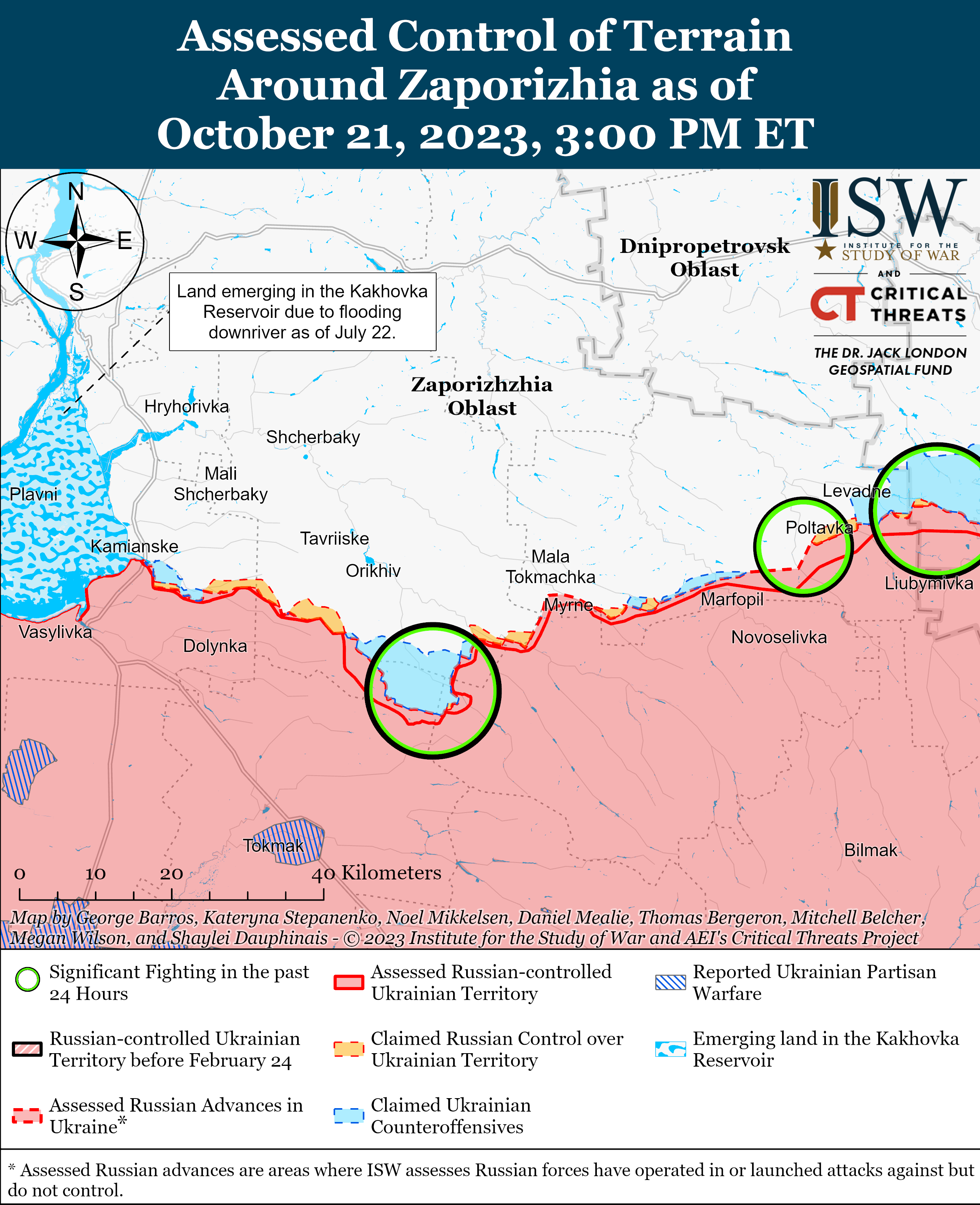 ВСУ выбили россиян из западной окраины Роботино: карты боев ISW