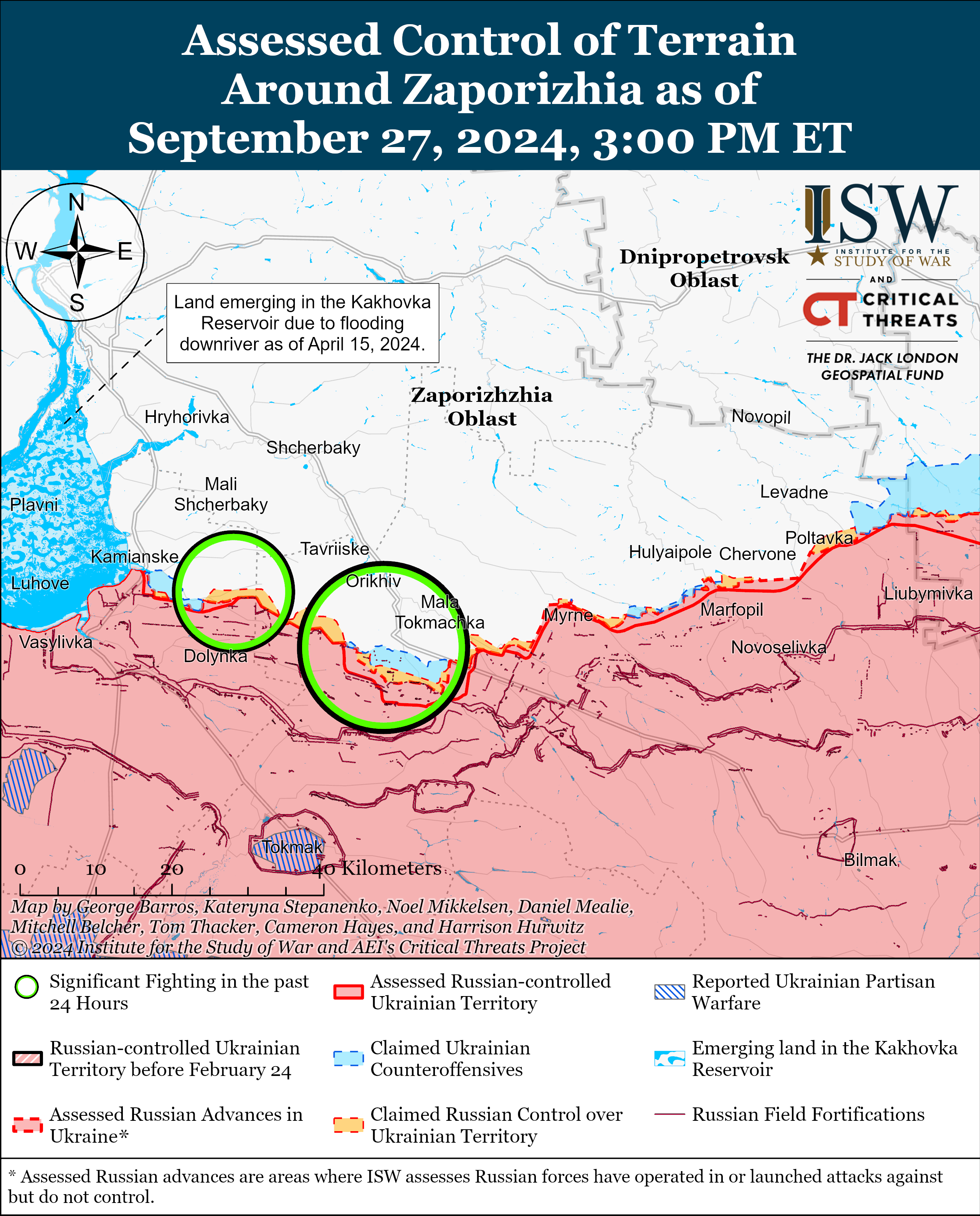 Окупанти просунулися на двох напрямках в Україні: карти ISW