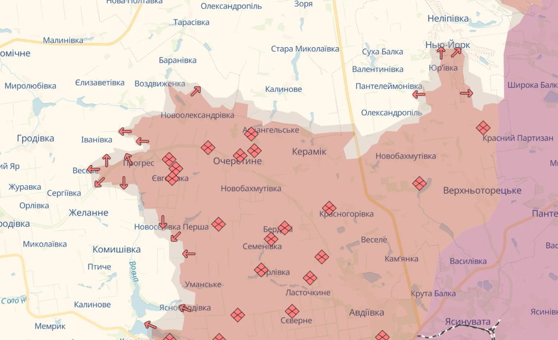 РФ продолжает активно штурмовать Покровское направление: где была наибольшая концентрация атак