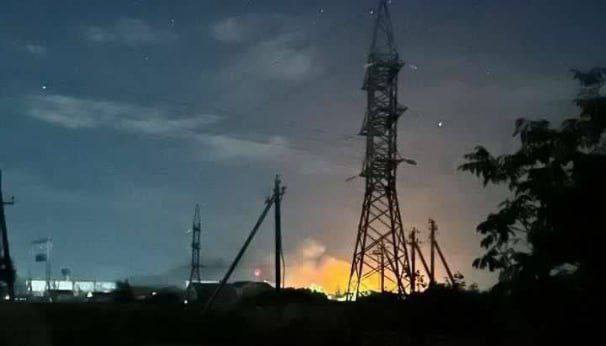 Детонувало до ранку. На захопленому елеваторі Новоолексіївки вночі пролунали вибухи