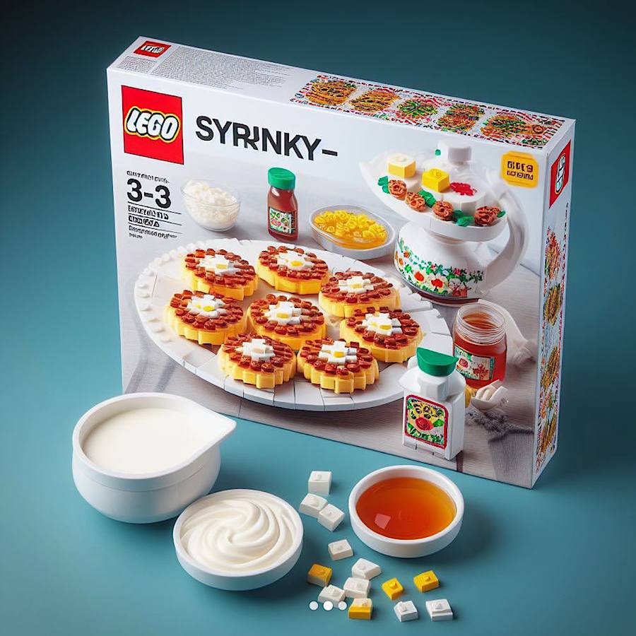 Искусственный интеллект показал, как могут выглядеть украинские блюда в стиле LEGO (фото)