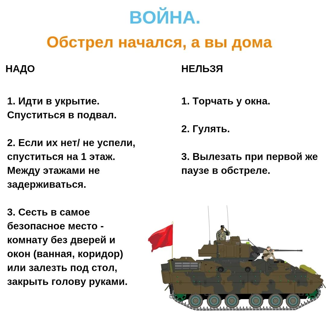 Что делать при обстрелах в доме и на улице - инструкция | Стайлер