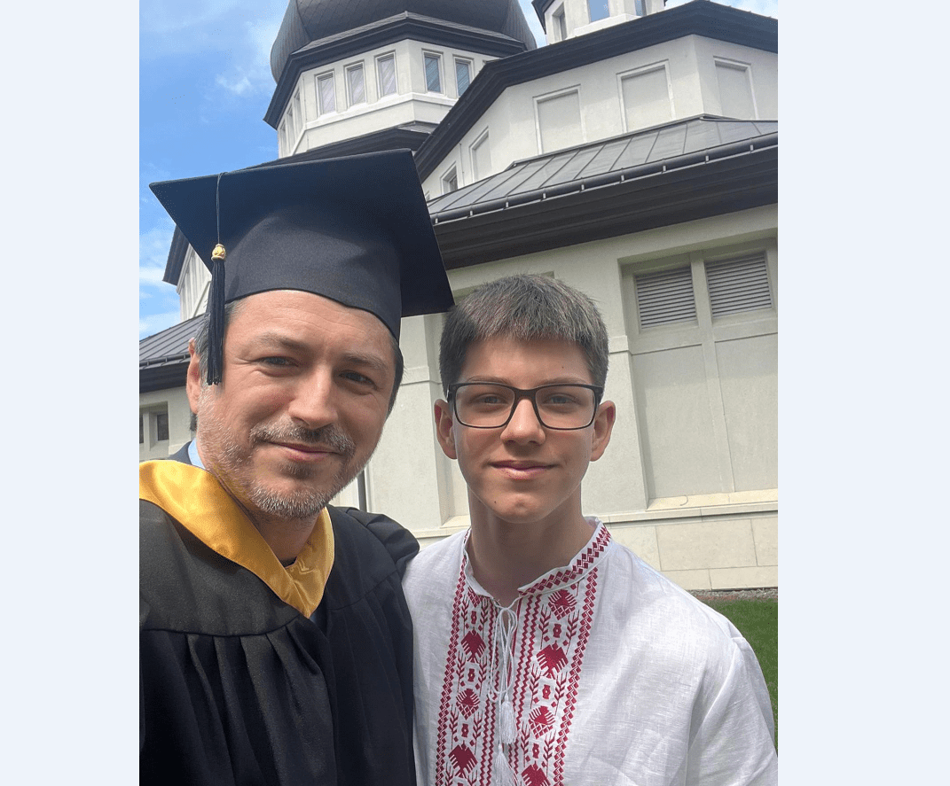 Притула показал редкое фото с 16-летним сыном