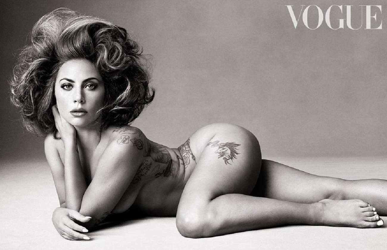Леди Гага полностью оголилась для Vogue - фото | РБК-Україна