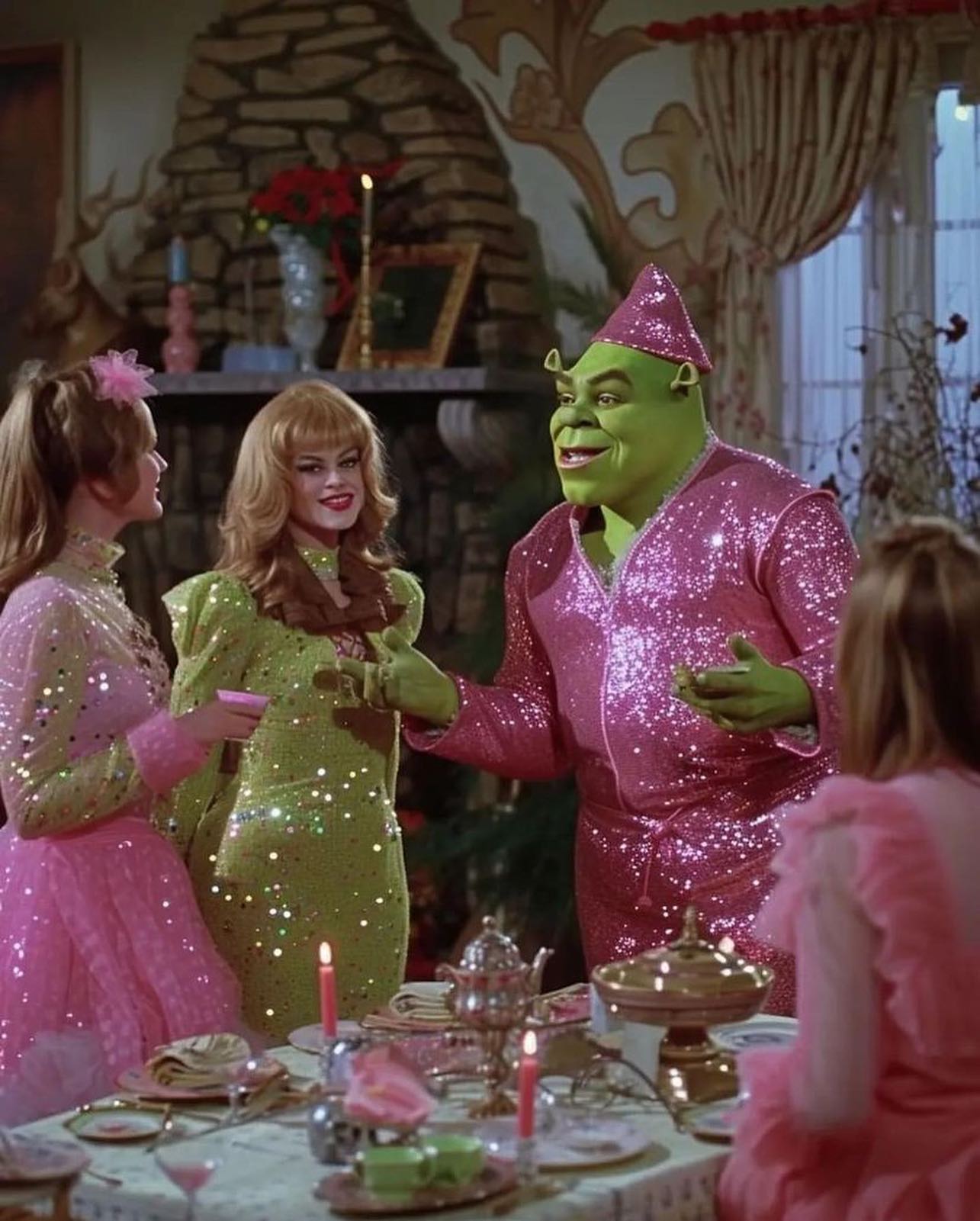 Искусственный интеллект показал, как бы выглядел Шрек в мире Барби (фото)