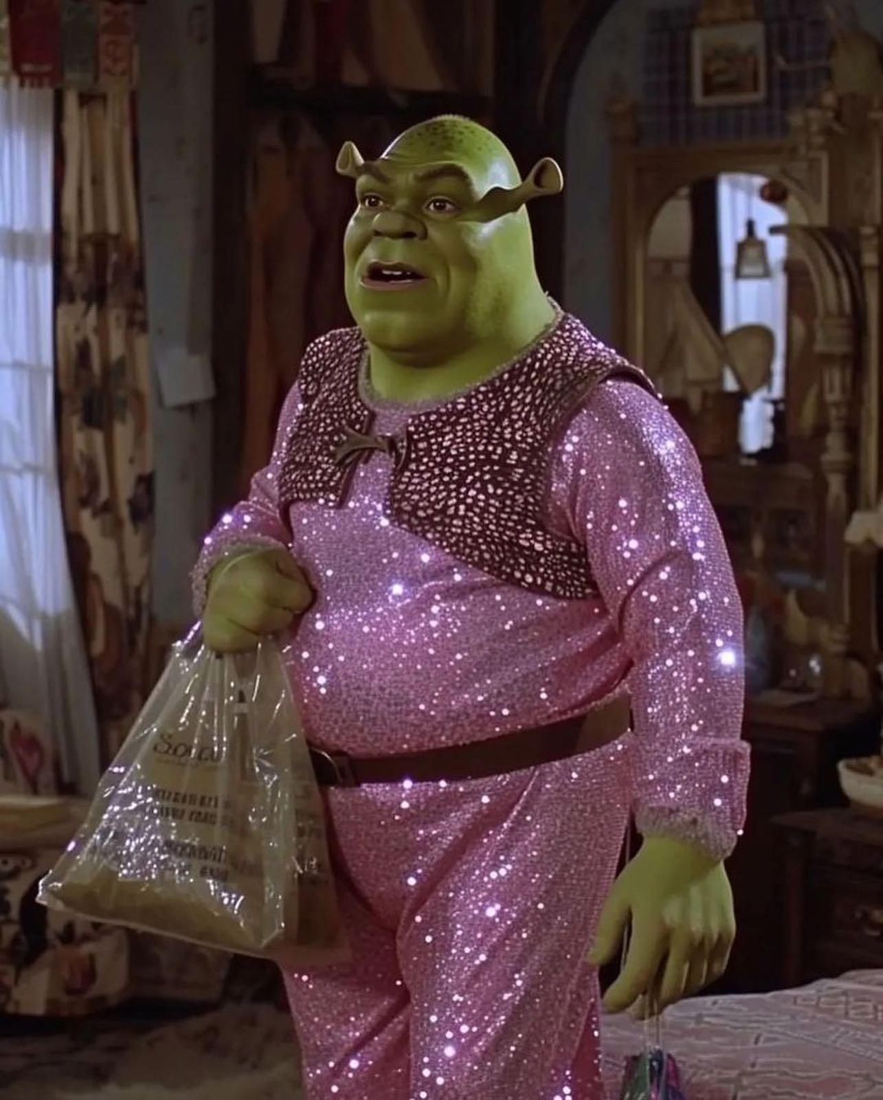 Искусственный интеллект показал, как бы выглядел Шрек в мире Барби (фото)