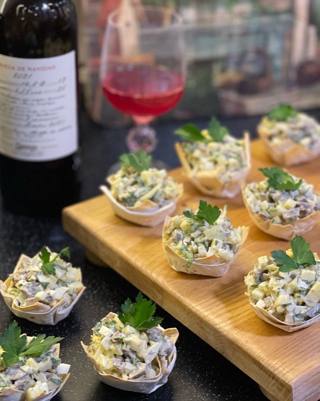 Новорічні кошики з лаваша з курячими сердечками: неймовірно смачна та дешева страва