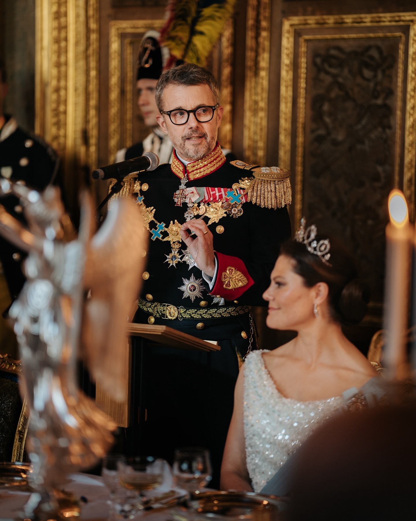 Як пройшов перший закордонний візит короля та королеви Данії (фото)