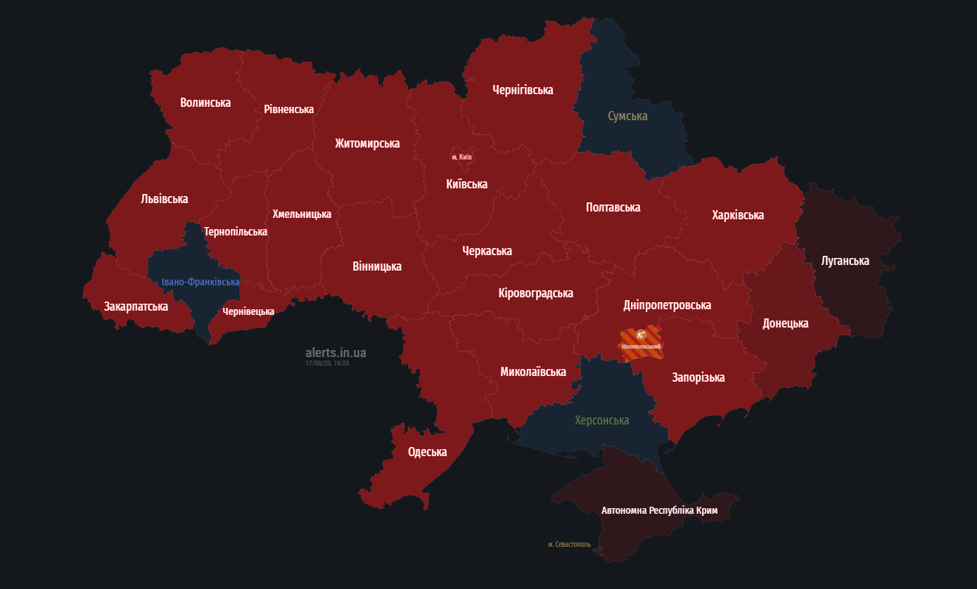 В Украине масштабная воздушная тревога, зафиксирован взлет МиГ-31К