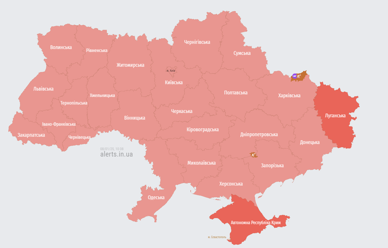 В Украине объявлена масштабная тревога из-за взлета российского МиГ-31К