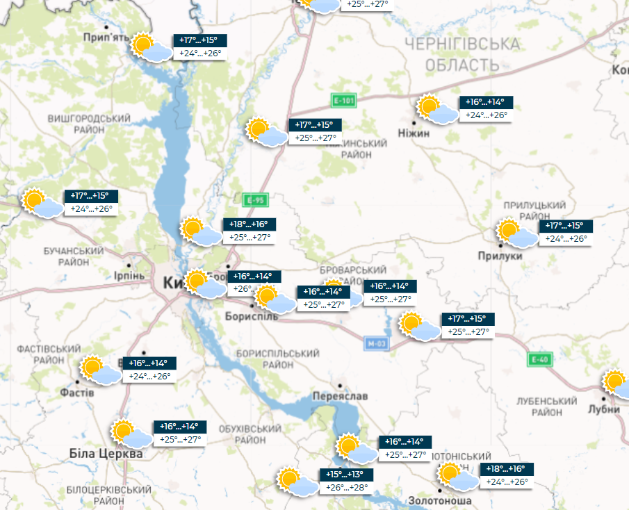 Лето не отступает: завтра в Украине без осадков и до +29