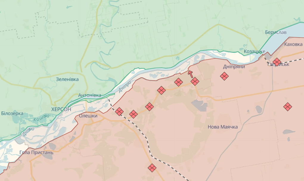 Унікальна ситуація. Що відбувається на лівому березі Херсонської області на плацдармі у ЗСУ
