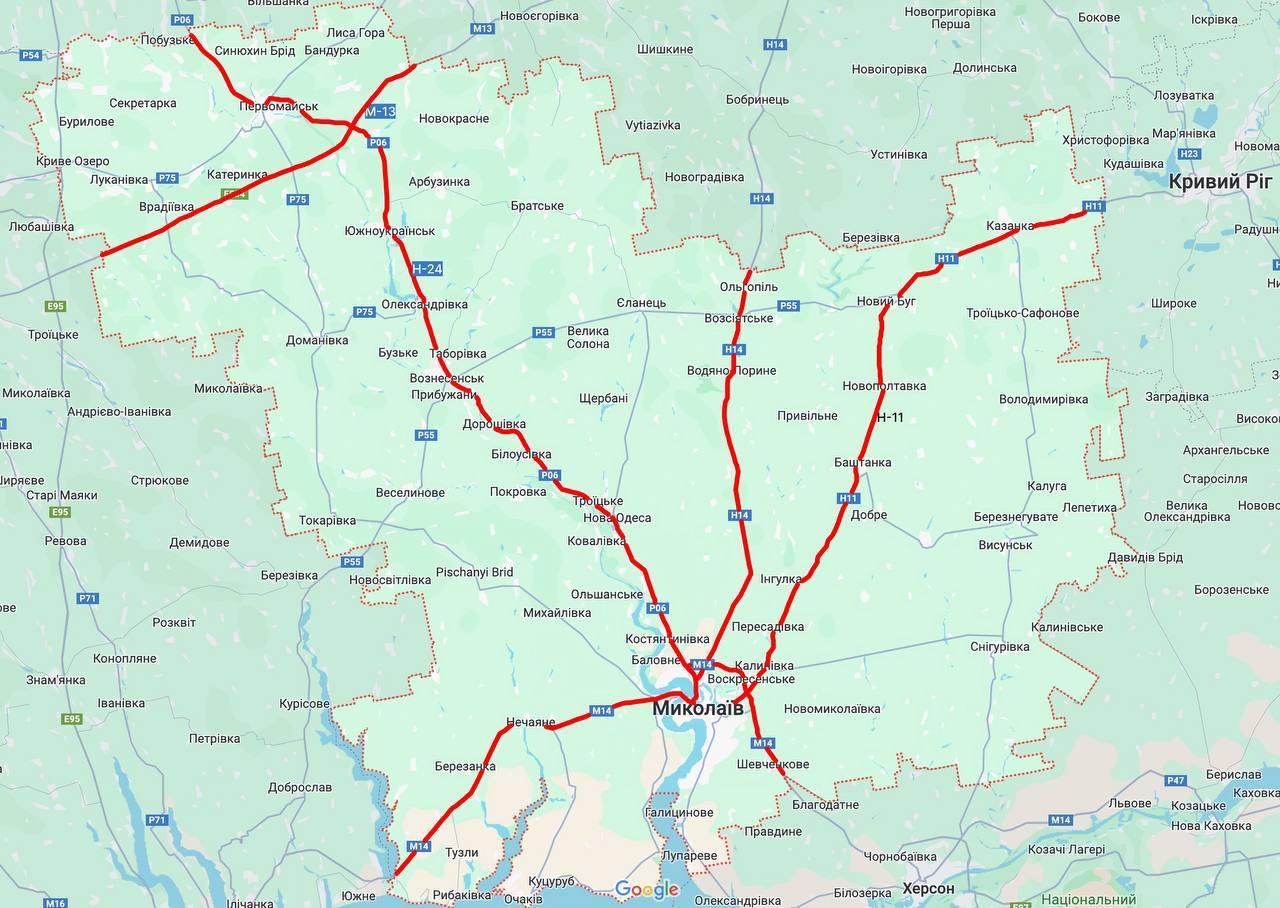 В Николаевской области из-за непогоды закрыли движение по некоторым трассам: список